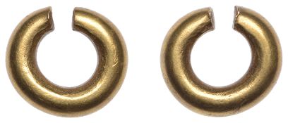 British Iron Age, First Millennium BC, Ring Money, a small plain plated band of metal with...