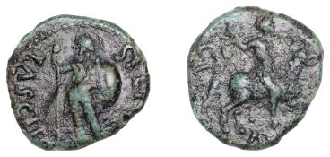 British Iron Age, CATUVELLAUNI and TRINOVANTES, Cunobelin (c. AD 8-41), bronze Unit,...