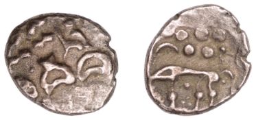 British Iron Age, ICENI, Uninscribed issues, gold Stater, British J [Norfolk Wolf Left...