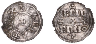 Eadgar (959-975), Penny, Two Line type [HT 1, York], Heriger, eadgar rex, small cross, rev....