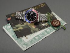 Rolex. A stainless steel automatic dual time wristwatch with date, Ref. 16700, GMT-Master,...