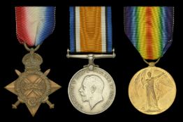 Three: Chief Petty Officer D. W. Barclay, Royal Navy, who disembarked half a Battalion of...