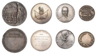 Germany, Capture of Antwerp, 1914, an iron medal by R. K&uuml;chler, facing bust of General...
