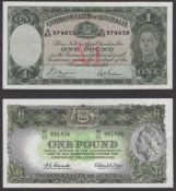 Commonwealth of Australia, &pound;1, ND (1939), serial number O/60 379850, Sheehan and McFarlane...