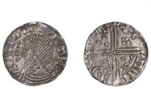 &AElig;thelred II (978-1016), IRELAND, Hiberno-Scandinavian period, Phase IV, Penny, Dublin, in...