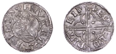 Cnut (1016-1035), Penny, Quatrefoil type [BMC VIII; BEH E], Ipswich, &AElig;thelberht, +cnvt rex...