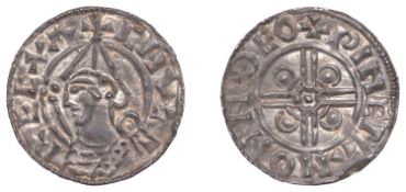Cnut (1016-1035), Penny, Pointed Helmet type [BMC XIV; BEH G], Thetford, Wineman, cnvt recx...