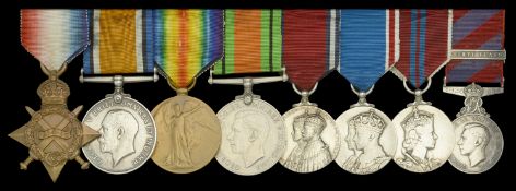 Eight: Private H. A. Standaloft, Norfolk Regiment, who is believed to have served in the...