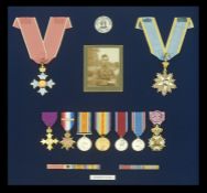 An interesting and well-documented 1944 'Civil Division' C.B.E. group of nine awarded to M....