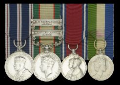 An inter-war K.P.M. for Gallantry group of four awarded to Commissioner J. B. F. Field,...