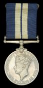 A Second War 'Coastal Forces' D.S.M. awarded to Leading Signalman R. J. Harris, Royal Navy,...
