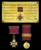 An important Heavy Cavalry Commander's C.B. and Army Gold Medal pair awarded to...