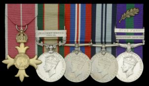 A post-war O.B.E. group of five awarded to Lieutenant-Colonel G. N. Prideaux, Royal...