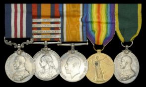 A Great War 'Western Front' M.M. group of five awarded to Sergeant G. Cownden, Army Service...