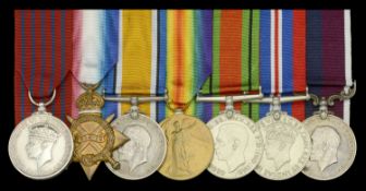 A fine Second World War '1940' G.M. group of seven awarded to Warrant Officer J. V....