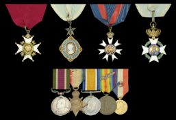 The 1911 Delhi Durbar C.S.I., Great War C.B., C.M.G. group of nine awarded to Colonel A. R....