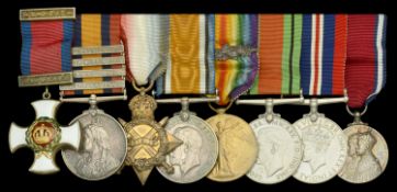 A Great War D.S.O. group of eight awarded to Lieutenant-Colonel G. Gould, 2nd Lancers...