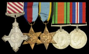 A post-War '1948' A.F.C. group of five awarded to Flight Lieutenant J. H. Pinckard, Royal...
