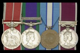 A post-war B.E.M. group of four awarded to Sergeant T. P. C. Murray, Royal Artillery, late...