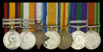 Seven: Major W. F. P. Groves, Royal Field Artillery and Natal Light Horse Queen's South...