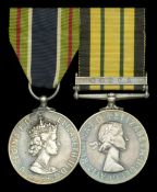 A scarce 'Mau Mau' rebellion Colonial Police Medal for Gallantry pair awarded to Inspector...