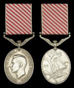 A post-War A.F.M. awarded to Flight Sergeant G. E. Matthews, Royal Air Force Volunteer...
