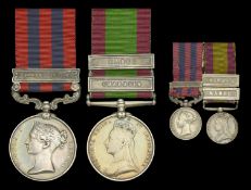 Pair: Captain A. A. Lane, 28th Bengal Native Infantry, late 51st Yorkshire Light...