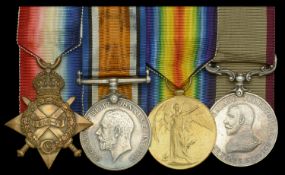 Four: Gunner E. M. Bishop, New Zealand Field Artillery 1914-15 Star (2/1226 Gnr. E. M....