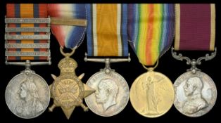 Five: Sergeant Major 1st Class F. G. Shepherd, Royal Air Force, late 3rd (The Prince of...