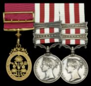 A fine Indian Mutiny 'Civil Division' C.B. group of three awarded to Major J. W. Carnegie,...