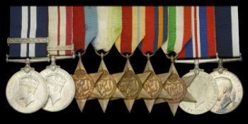 A rare and outstanding Second War 'Narvik and Cape Matapan' D.S.M. and Second Award Bar...