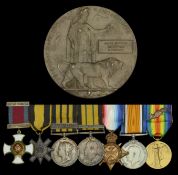 An outstanding Great War 1914 'Western Front' D.S.O. group of seven awarded to Major J. E....