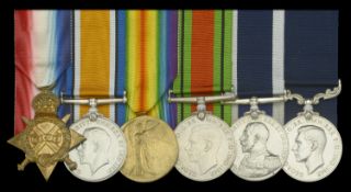 Six: Quarter-Master Sergeant Instructor of Gunnery R. Cartwright, Royal Marine Artillery,...