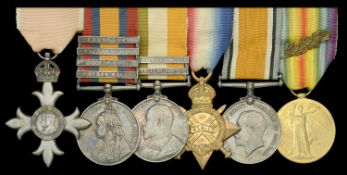 A Second War 'Civil Division' M.B.E. group of six awarded to Captain J. Forbes-Leith,...