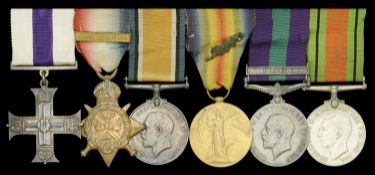 A Great War 'Western Front' M.C. group of six awarded to Captain L. F. Levinson, 5th...