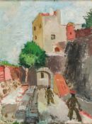 WIEMKEN, WALTER KURT: "Eingang zum Schloss Collioure".