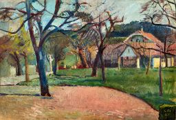 AMIET, CUNO: "Frühling auf der Oschwand".