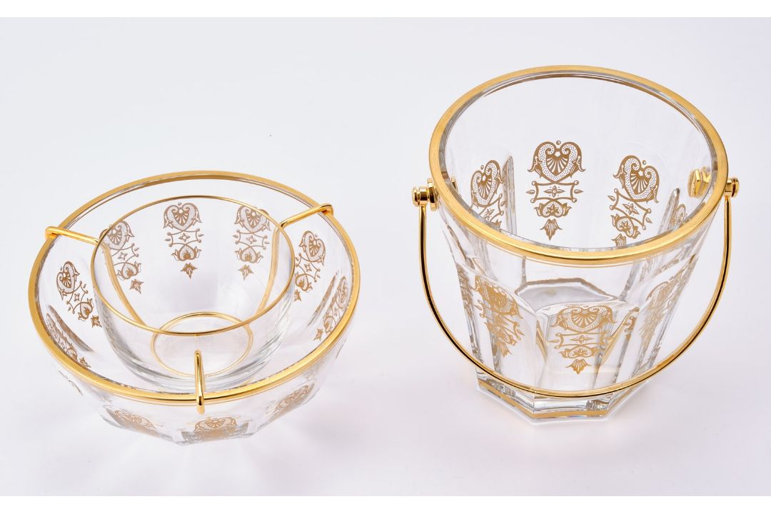 Glas-Garnitur für 12 Pers., Baccarat Ende 20. Jh. - Bild 3 aus 10