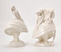 Paar Figuren "Tänzer", Art Deco, um 1925.