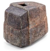 Studiokeramik Gerald Weigel: Vasen-Block, 1983.