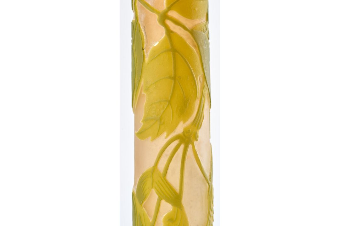 Solifleur-Vase "Ahorn", Jugendstil, Gallé um 1904. - Bild 7 aus 7