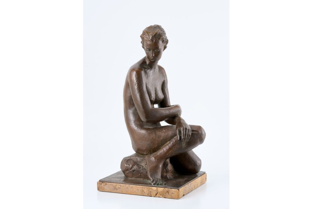 Bronze Jürgen Georg Gerhard Klein: Frauenakt, dat. 1938. - Bild 3 aus 6
