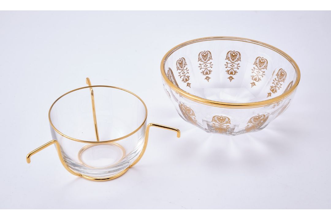 Glas-Garnitur für 12 Pers., Baccarat Ende 20. Jh. - Bild 9 aus 10