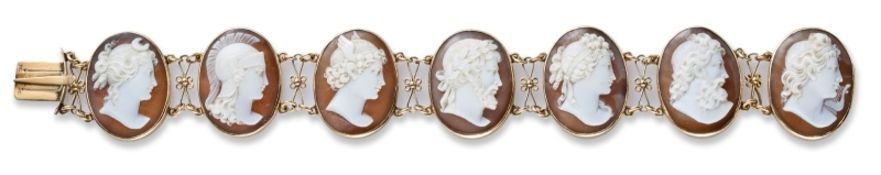 Kameen-Armband um 1900