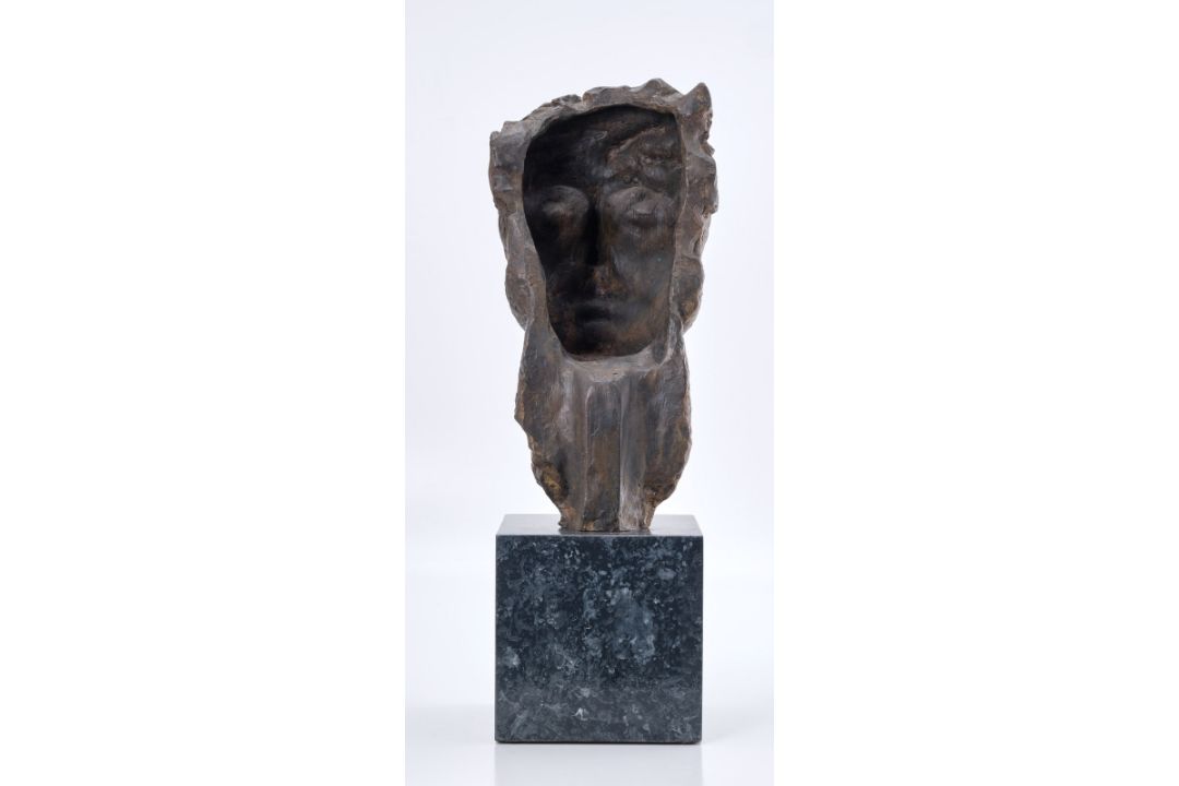 Bronze Renèe Sintenis: Selbstportrait (1931), wohl Mitte 20. Jh. - Bild 4 aus 5