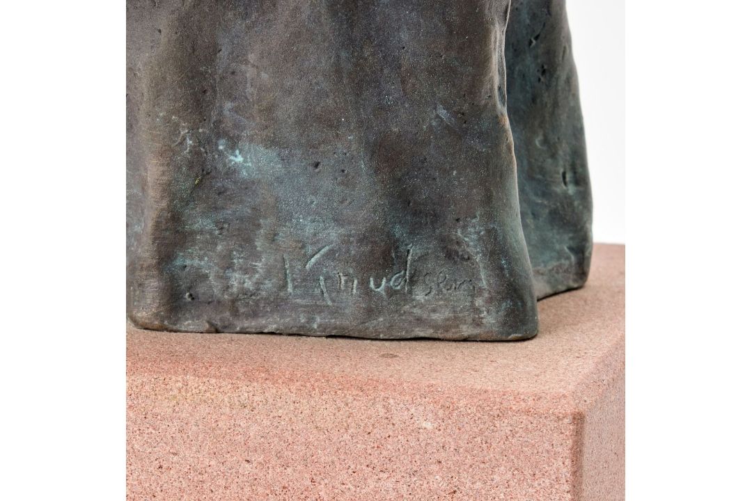 Bronze Knud Knudsen: "Der Bürokrat", 2. Hälfte 20. Jh. - Bild 5 aus 5