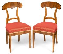 Paar Biedermeier-Schaufelstühle, Österreich um 1825-30