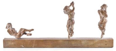 Bronze Karlheinz Oswald: Drei Tänzerinnen, 2002.