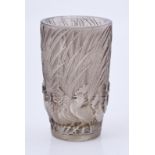 Vase "Coqs et Plumes", Art Deco, Lalique um 1940.
