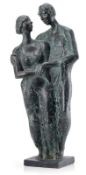 Bronze Martin Kirstein: "Liebet einander", 1996.